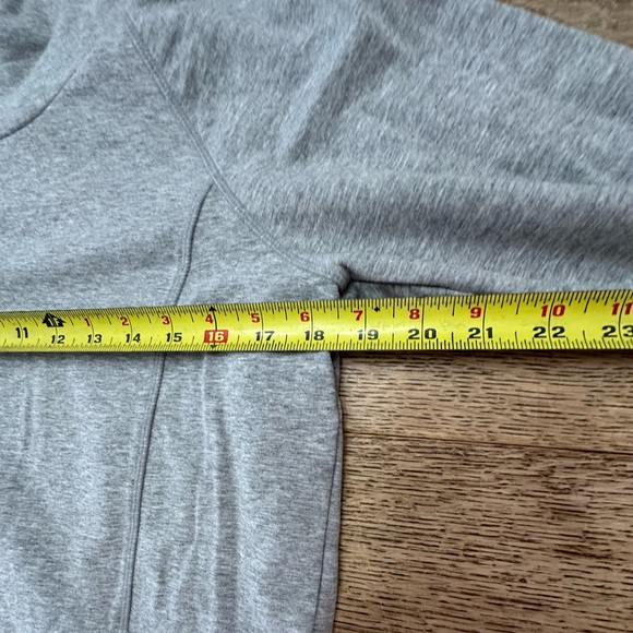 Athleta Track Pullover French Terry Gray Sweatshirt Running Walking medium - Picture 11 of 16